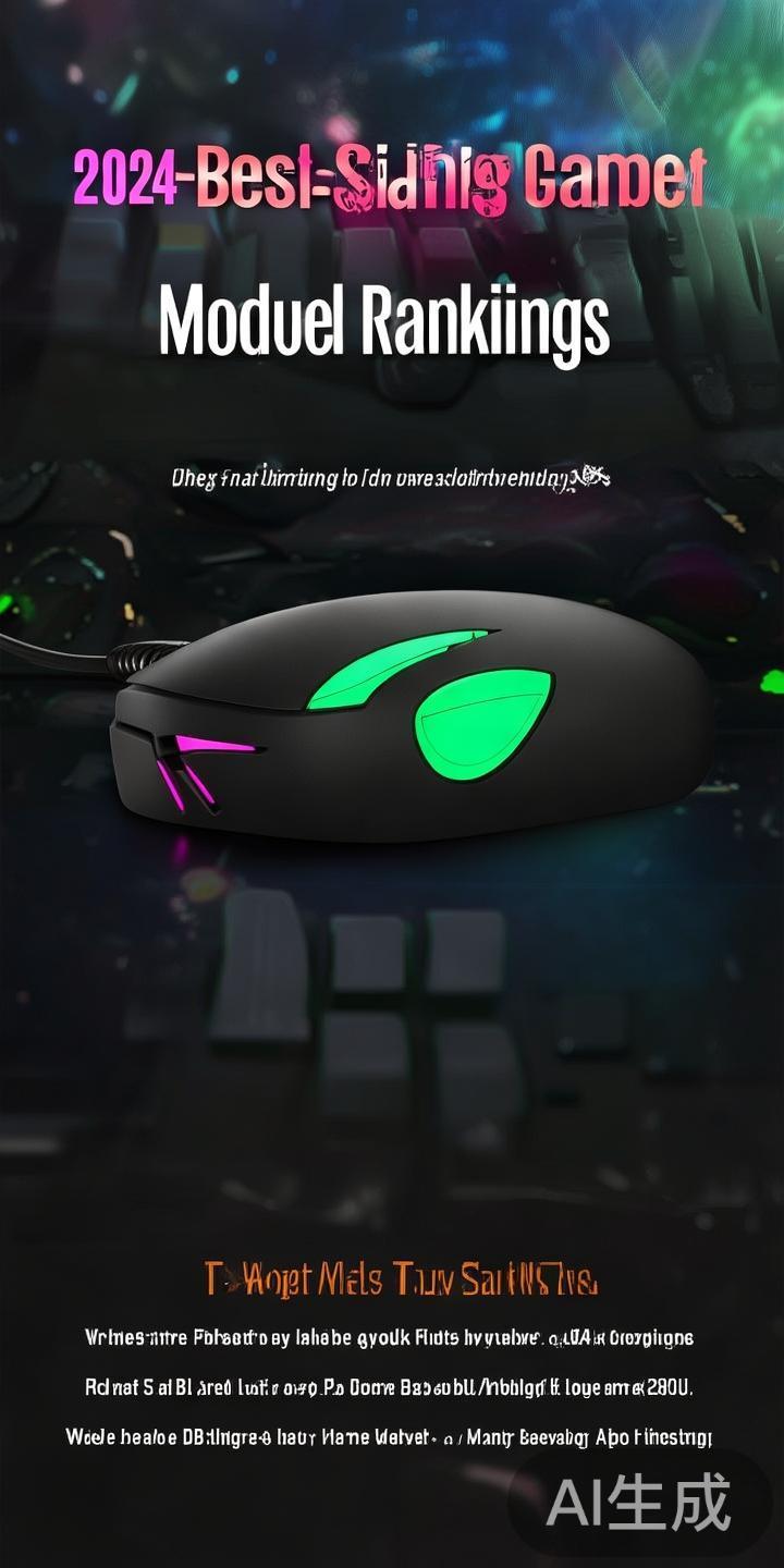 2024年最受欢迎的DB电竞游戏鼠标型号排行榜前十名推荐